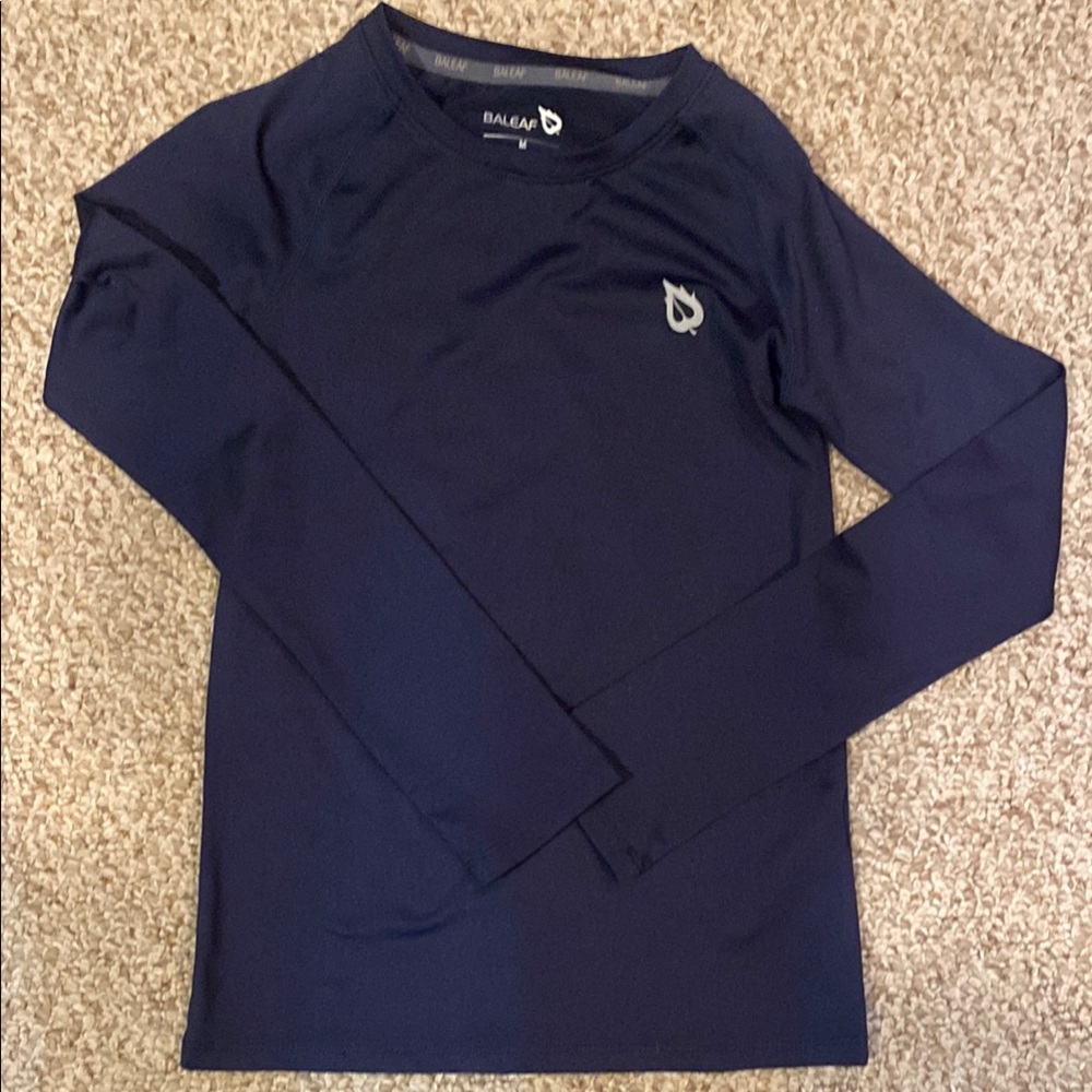Baleaf Dark Blue Long Sleeve Base Layer